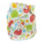 Preview: Blümchen OS slimfit "Kuschel" diaper printed 5 pcs. Organic Cotton Snap (3-15kg)