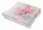 Preview: Blümchen birdseye flat diaper 80x80cm Organic Cotton (Pack of 5)
