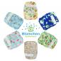 Preview: Retailpack 60 pcs. Blümchen Pocket diaper watercolor designs