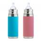 Preview: Purakikki Stainless steel insulated bottle 250ml with nipple