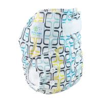 Blümchen Pocket diaper Shell (3-16kg) Velcro Geometric designs