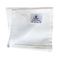 Blümchen große Taschentücher/ Reinigungstücher 6 Stück BIO-Baumwolle Birdseye mit Saum