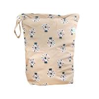 Blümchen wasserdichter Faltbodensack PUL mit Zip Cozy Designs Größe L