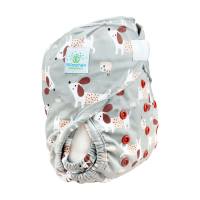 Blümchen diaper cover OneSize PUL Snaps Cozy Designs