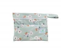 Blümchen mini wetbag PUL with 2 compartments COZY DESIGNS