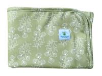 Blümchen Changing mat PUL FLORAL green (Made in Turkey)