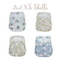 Blümchen 2in1 shell Newborn (3-6kg) HARMONY Designs - recycled PES