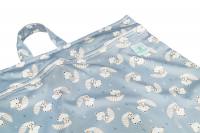 Blümchen hängender XL Wetbag Nasstasche mit Zip - recycled Polyester