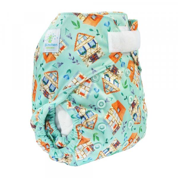 Blümchen diaper cover OneSize PUL Hook and Loop watercolor collection