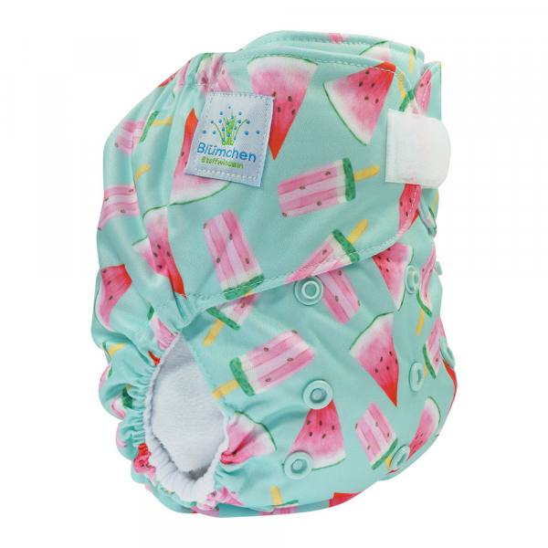 Blümchen Premium Pocket diaper Shell (3-16kg) Velcro Watercolor Collection (Made in Turkey)