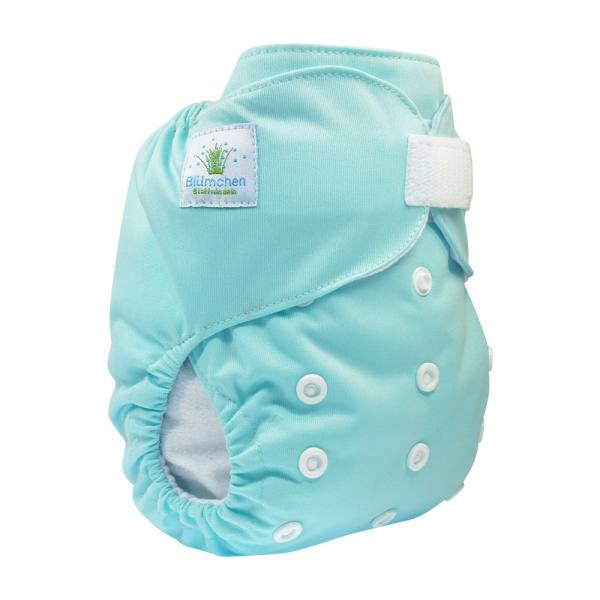 RNW Special offer package 50 Blümchen Pocket diaper shell hook and loop uni (3-16kg)