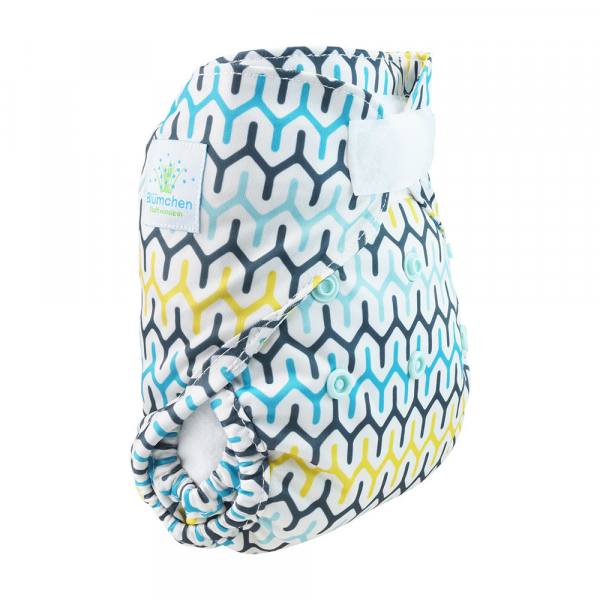 Blümchen diaper cover newborn Geometric Designs (3-6kg) Made in Turkey
