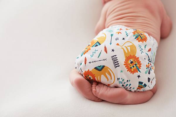 Blümchen diaper cover Newborn PUL Fantasy 2 (3-6kg)