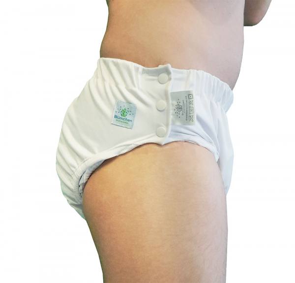 Blümchen Adult/ Junior incontinence pull-up slip white - LARGE