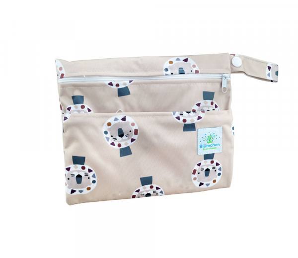 Blümchen mini wetbag PUL with 2 compartments COZY DESIGNS