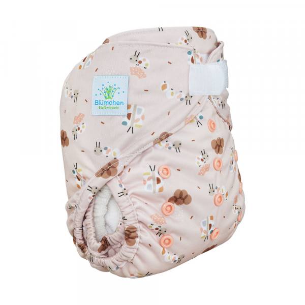 Blümchen diaper cover OneSize PUL Hook Harmony Designs (recycled PES)