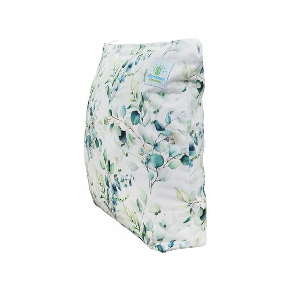 Blümchen volume wetbag PUL FLORAL white size M - recycled PES