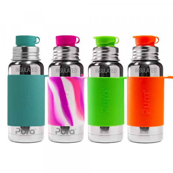 Pura Stainless steel Insulated Sport bottle 475ml Sleeve (1 pc)